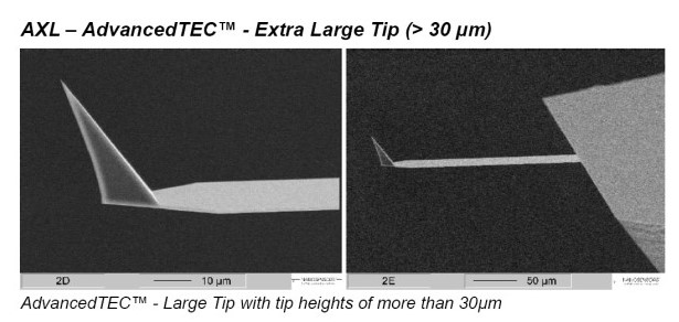 NANOSENSORS™ Special Developments List (SDL) Extra Tall ATEC AFM Tips